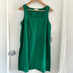 LC Lauren Conrad Vibrant Green Mini Dress